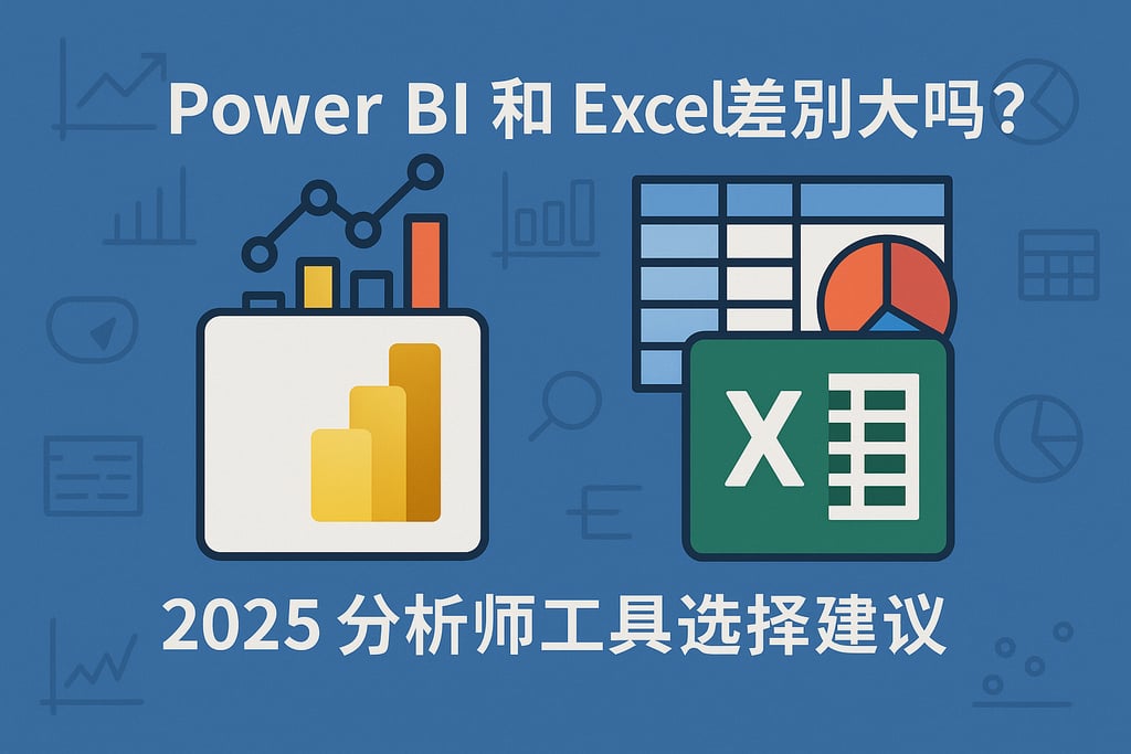 Power BI和Excel差别大吗？2025分析师工具选择建议